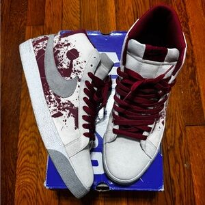 Size 14US Nike SB Blazer Premium Blood Splatter